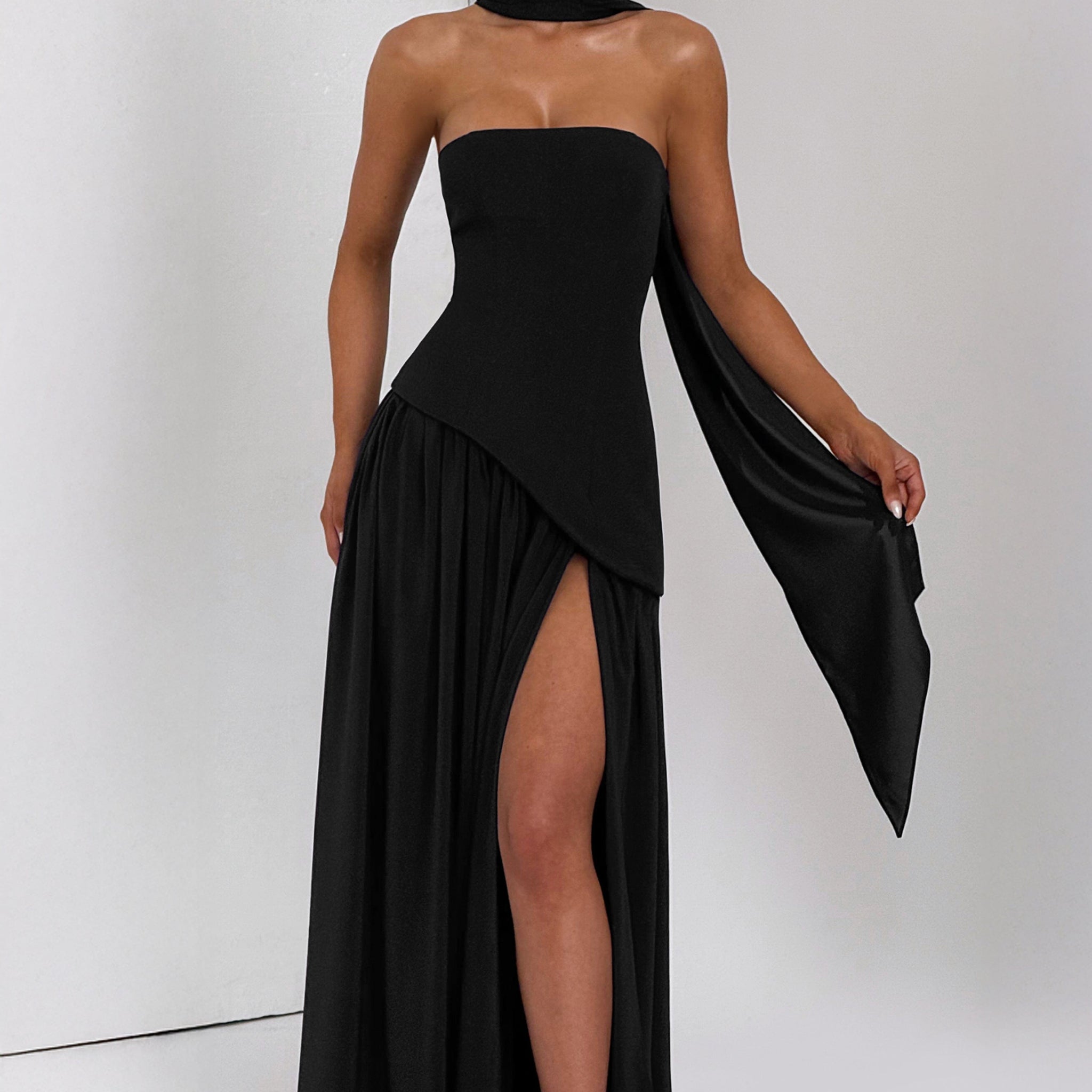 Maliyah Maxi Dress - Black